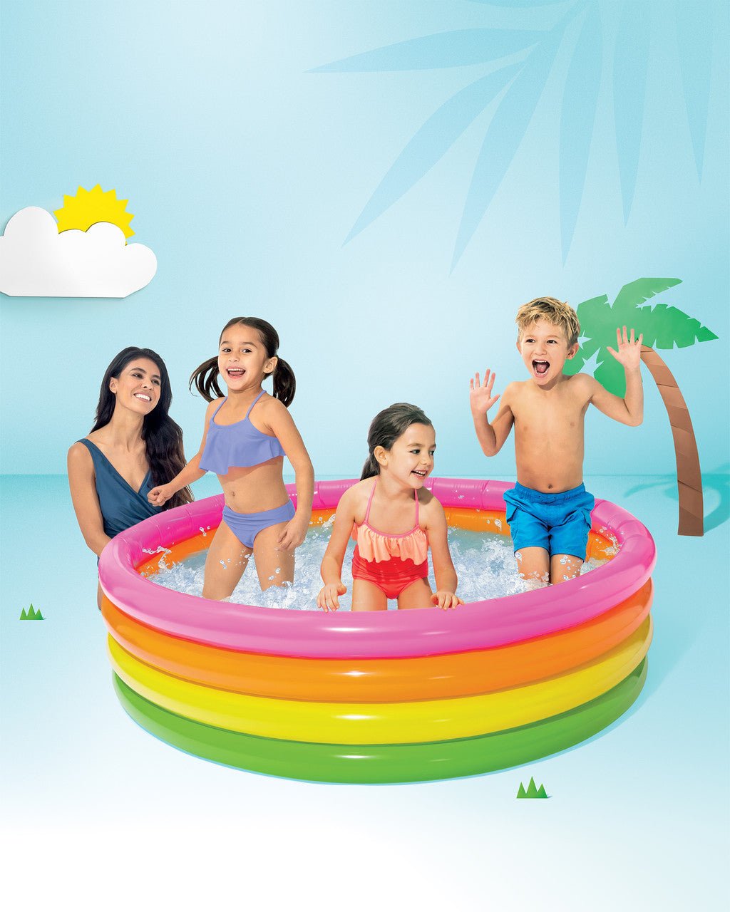 Intex Sunset Glow Pool Age 3+ 56441 - Colorland Toys
