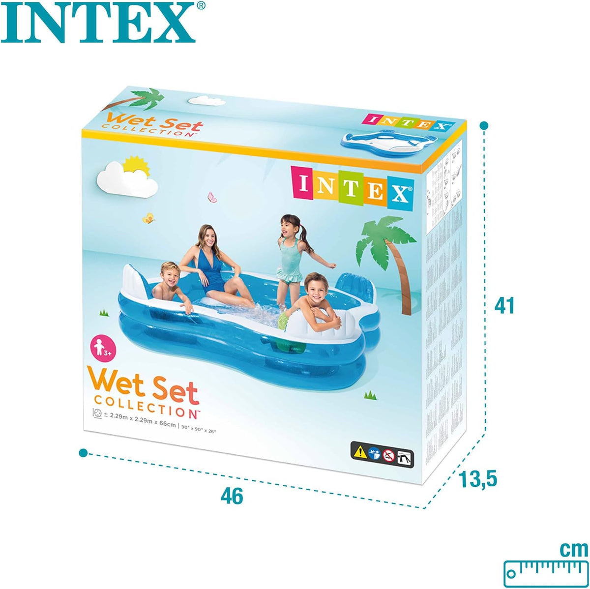 حوض سباحة عائلي من Intex Swim Center بمساحة 2.29 متر × 2.29 متر × 66 سم 56475 — image 3