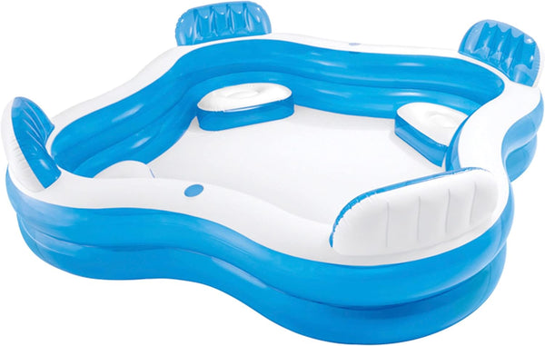 Intex Swim Center Family Lounge Pool 2.29mx2.29mx66cm 56475
