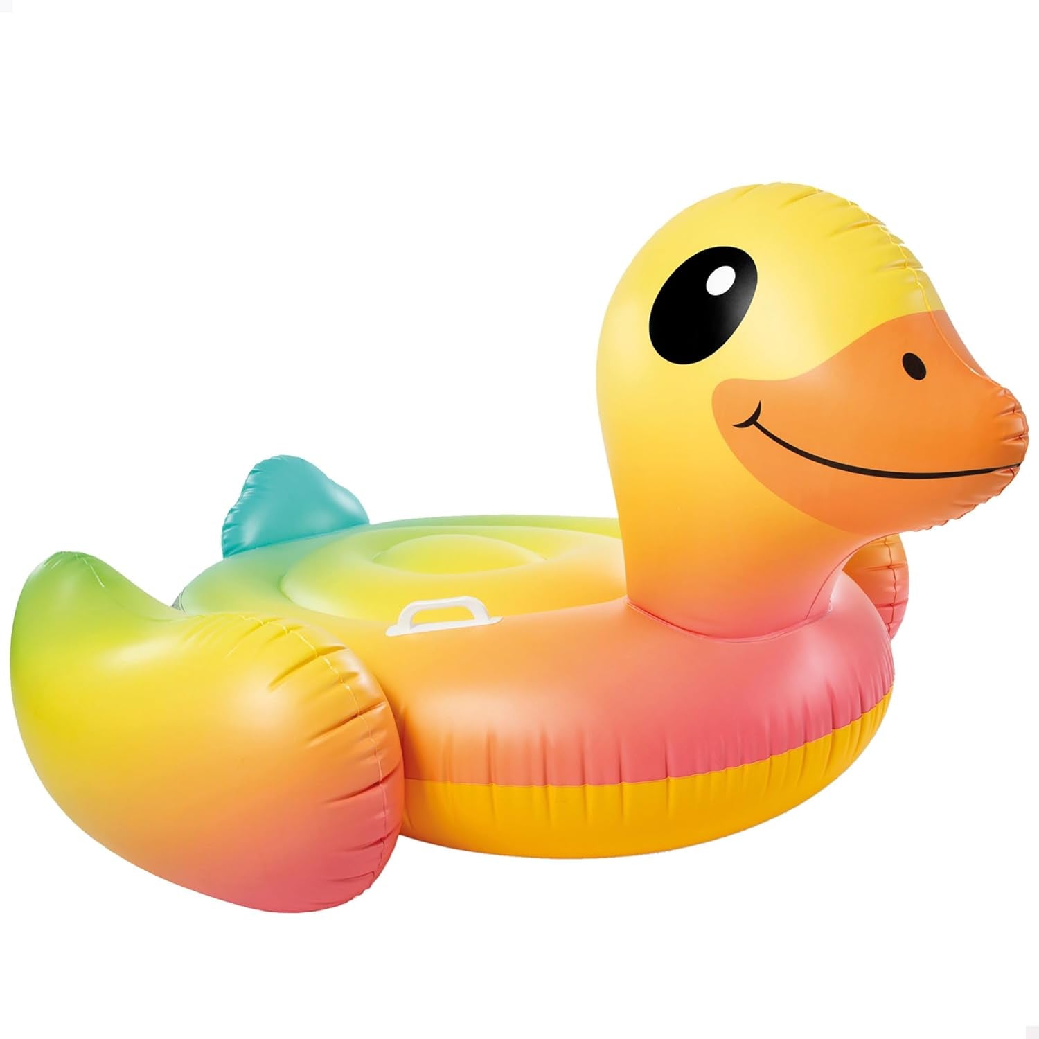 Intex Yellow Duck Ride-On Inflatable Pool Float (147x147x81 cm) - Colorland Toys