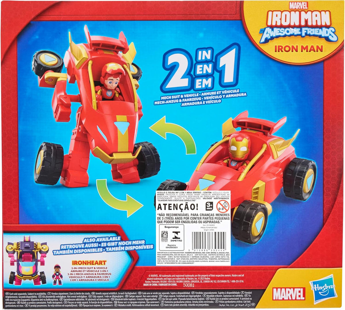 Iron Man and His Awesome Friends 2-in-1 Mech Suit & Vehicle Iron Man G1474 — image 11