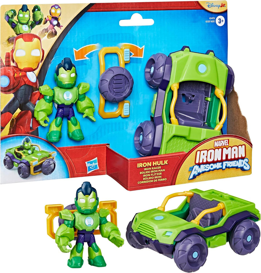 Iron Man and His Awesome Friends Iron Hulk Iron Racer G1472 — image 1