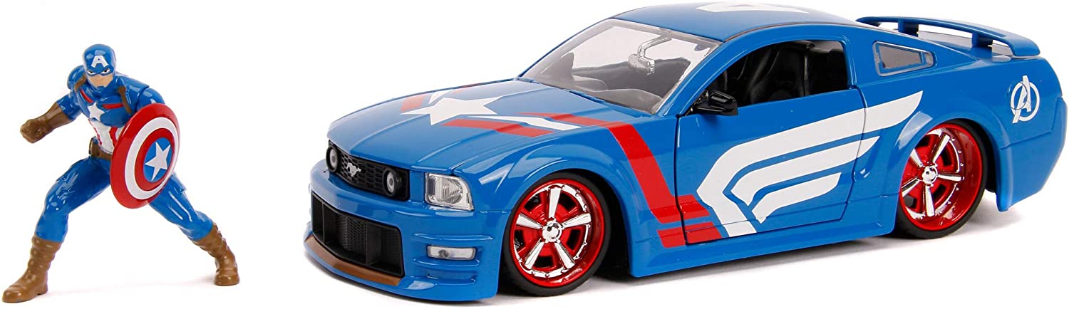 Jada Avengers Captain America with Car 1:24 253225007 - Colorland Toys