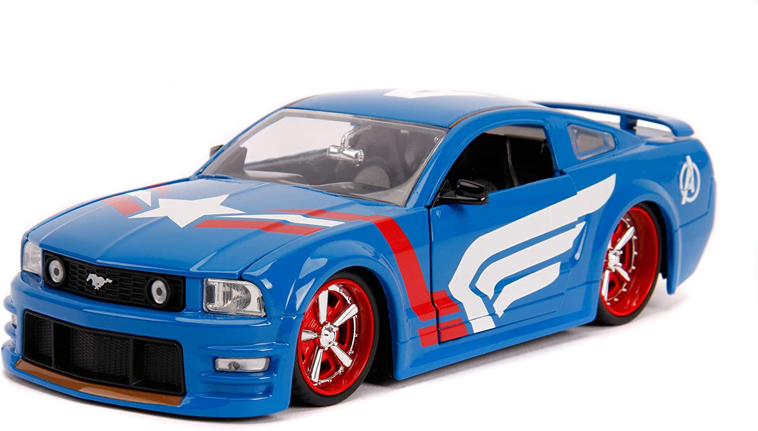 Jada Avengers Captain America with Car 1:24 253225007 - Colorland Toys