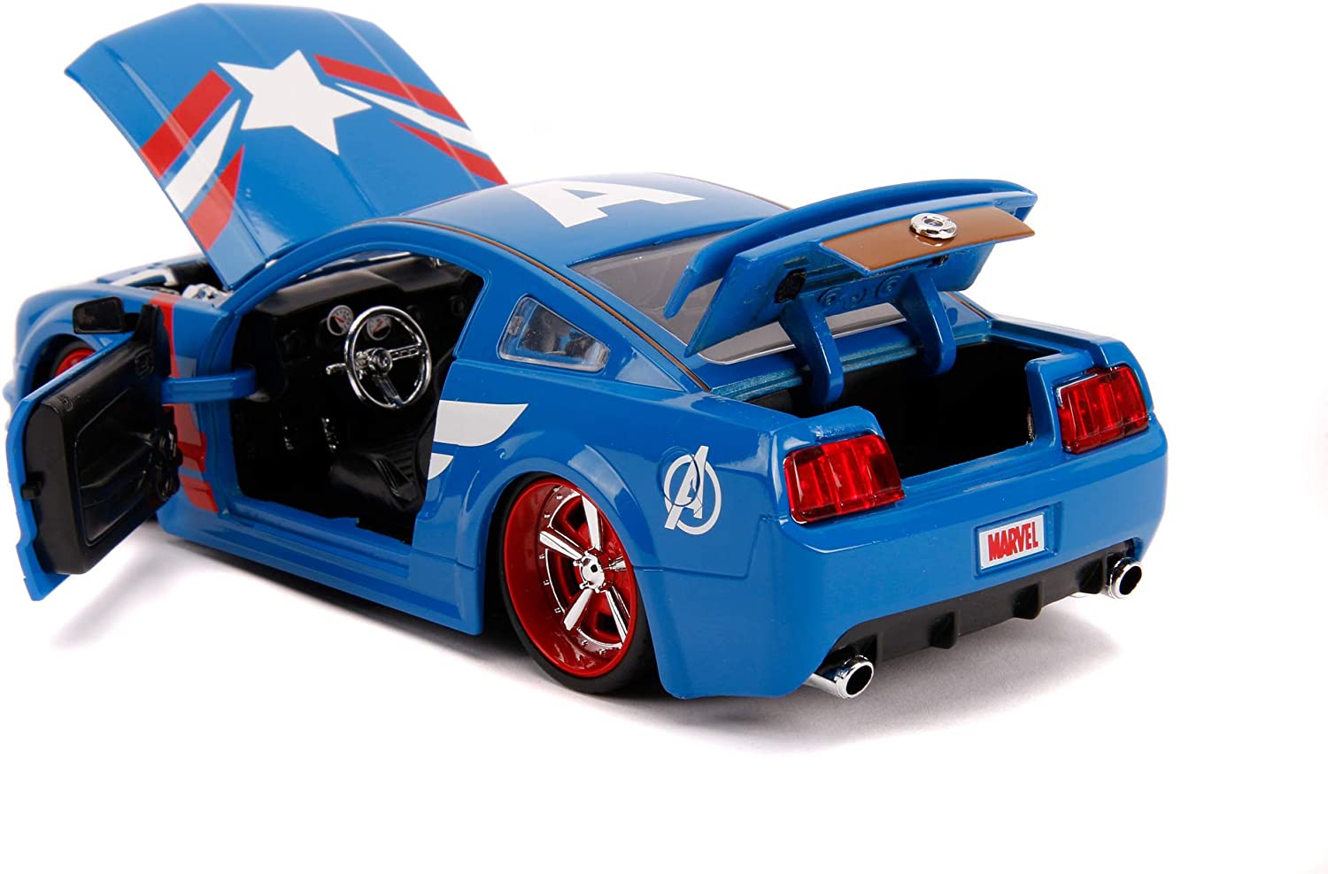 Jada Avengers Captain America with Car 1:24 253225007 - Colorland Toys