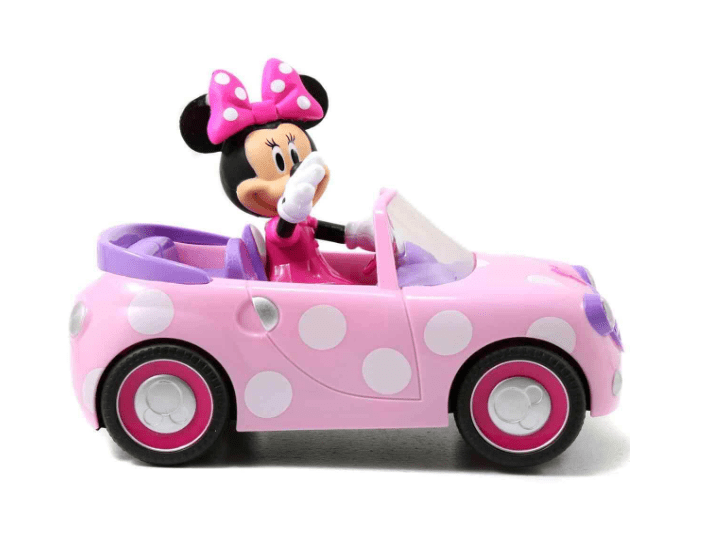 Jada Disney Minnie Roadster Racer RC Vehicle 19cm 253074001 - Colorland Toys