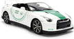 Jada Dubai Police 2009 Nissan GR-R 1:18 9337030314R00