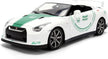 Jada Dubai Police 2009 Nissan GR-R 1:18 9337030314R00
