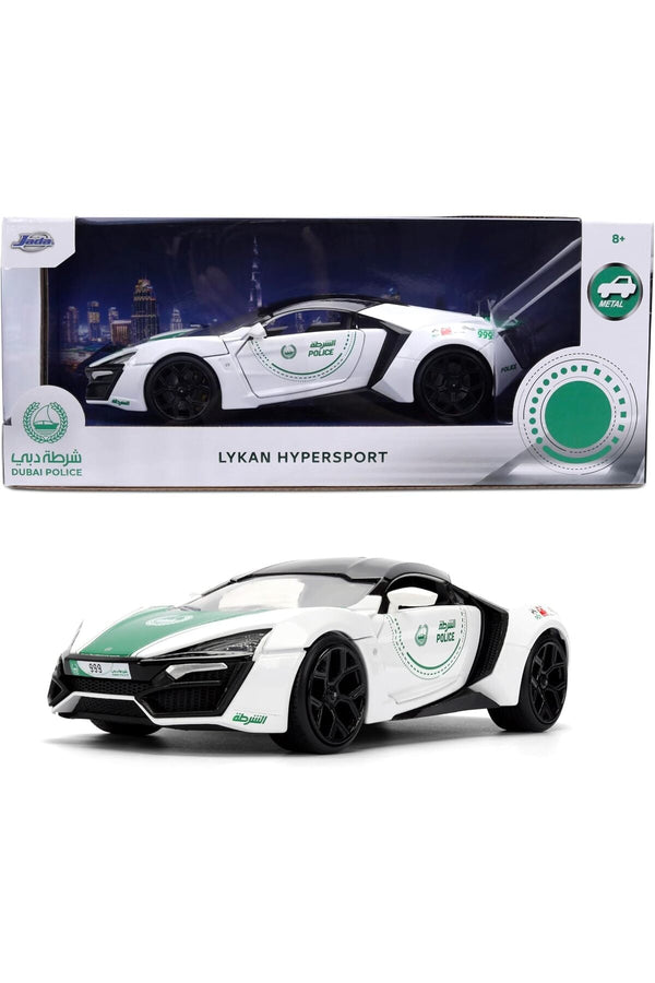 Jada Dubai Police W Motors Hypersport 1:24 Model Car