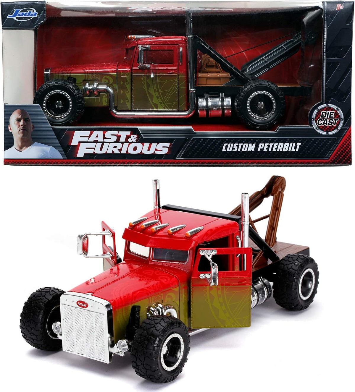 Jada Fast & Furious Hobbs & Shaw Custom Peterbilt Truck 1:24 253203063 — image 4