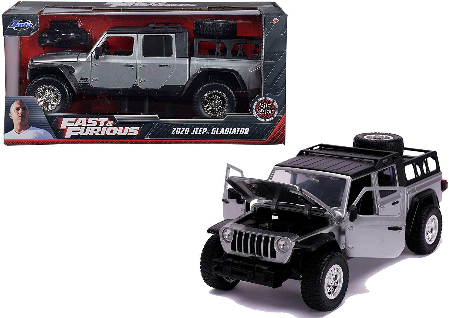 Jada Fast & Furious Jeep Gladiator F9 1 24 Model RC Car 253203055 - Colorland Toys