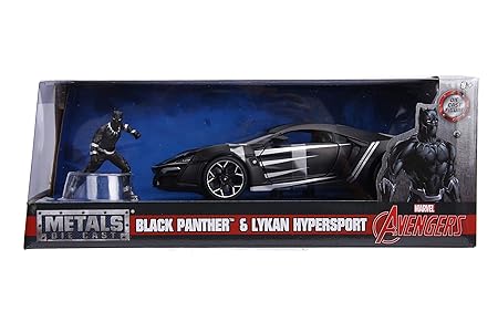 Jada Marvel Black Panther Lykan Hypersport 1:24 Scale 253225004 — image 1