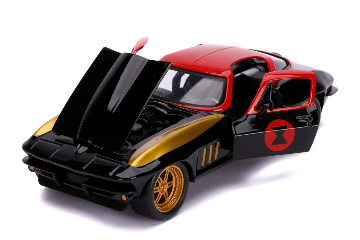 Jada Marvel Black Widow 1966 Chevy 1:24 Scale 253225014 — image 3