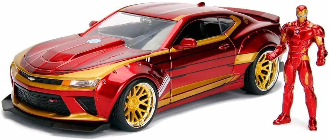 Jada Marvel Iron Man 2016 Chevy Camaro SS 1:24 Scale 253225003 — image 1