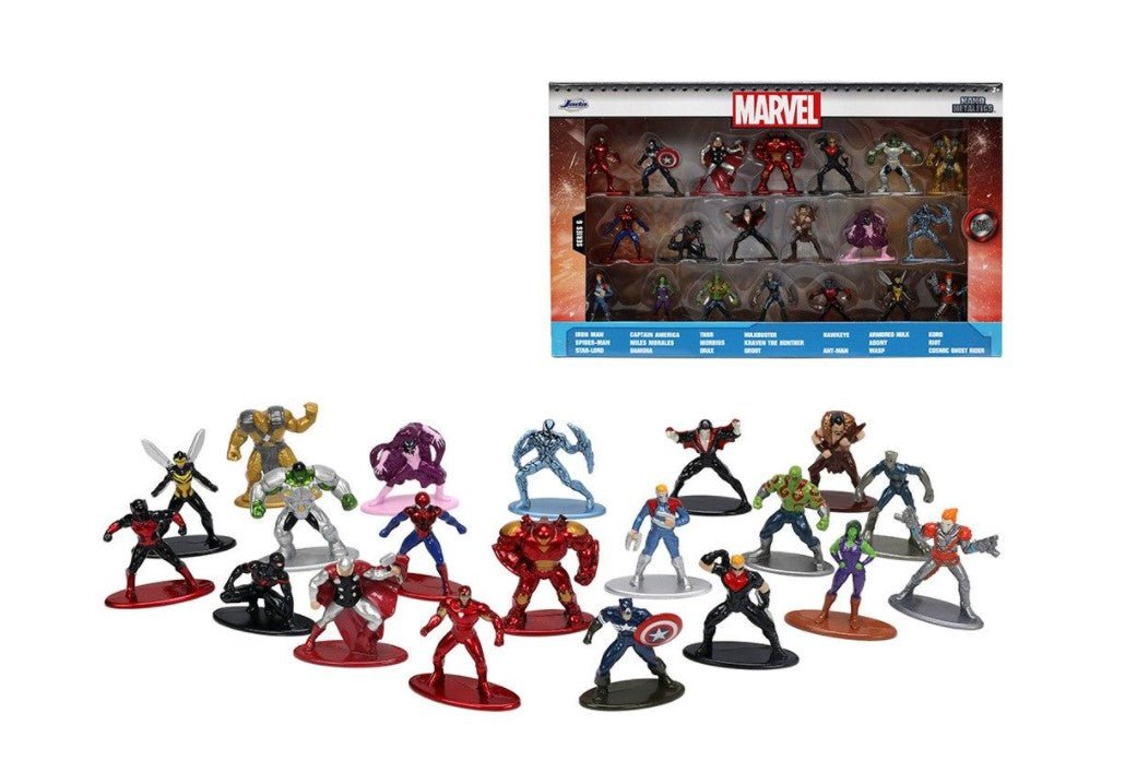 Jada Marvel Pack of 20 Nano Figures 253225018 - Colorland Toys