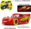 Jada RC Cars Glow Racers Lightning McQueen 1:14 253086000