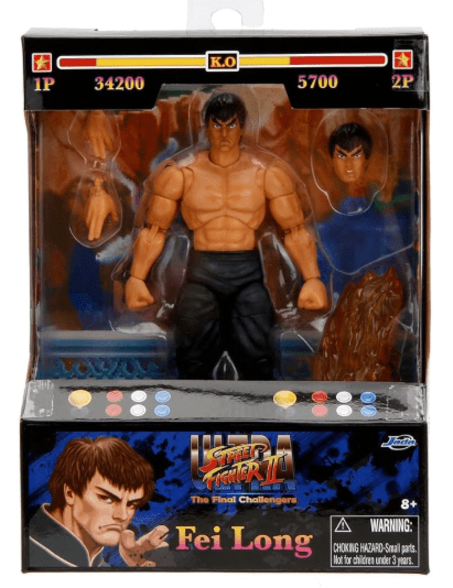 Jada Street Fighter II Fei-Long Action Figure 6inch 253252027 — image 1
