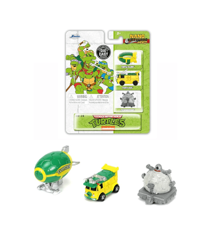 Jada Teenage Mutant Ninja Turtles Pack of 3 Nano Cars 253281000 — image 1