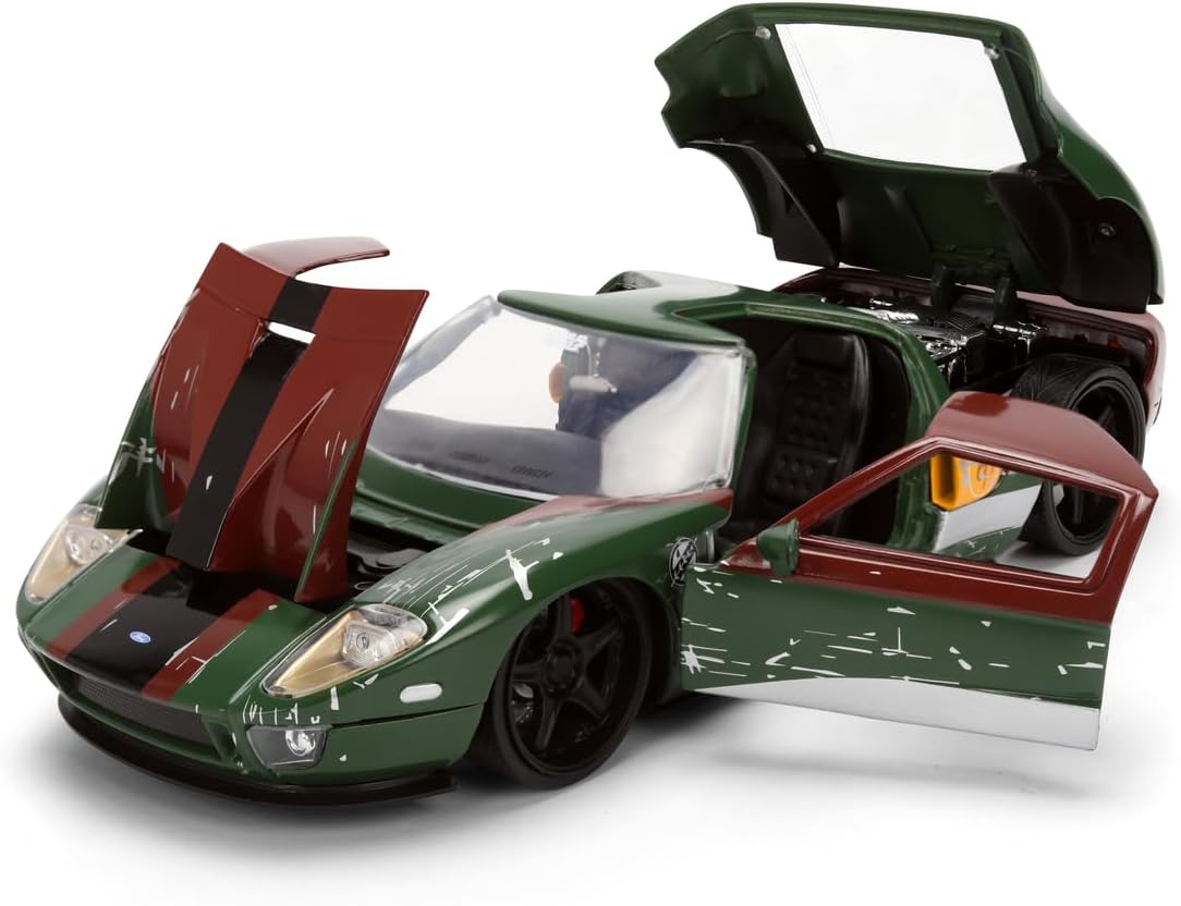 Jada Toys Star Wars Boba Fett 2005 Ford GT 1:24 Die-Cast Car — image 6