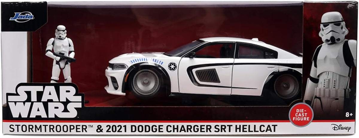 Jada Toys Star Wars Stormtrooper 2012 Dodge Charger 1:24 Die-Cast Car — image 5