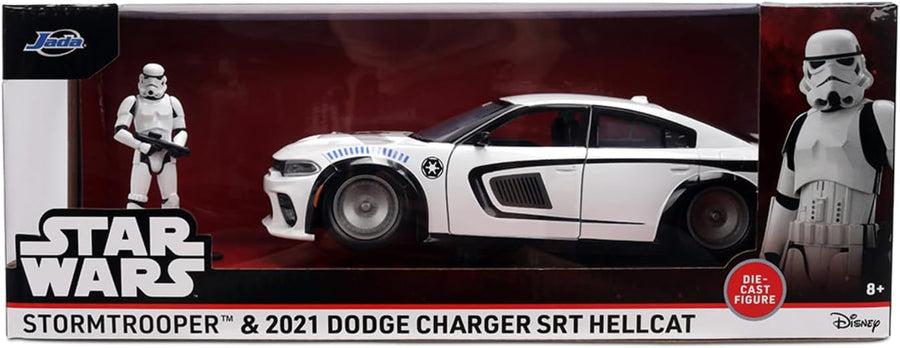 Jada Toys Star Wars Stormtrooper 2012 Dodge Charger 1:24 Die-Cast Car — image 5