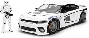 Jada Toys Star Wars Stormtrooper 2012 Dodge Charger 1:24 Die-Cast Car — image 6
