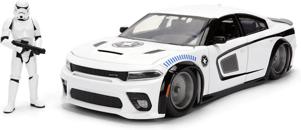 Jada Toys Star Wars Stormtrooper 2012 Dodge Charger 1:24 Die-Cast Car