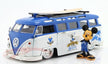 Jada Volkswagen VW T1 Bus with Mickey Mouse Figure 1:24 253075001