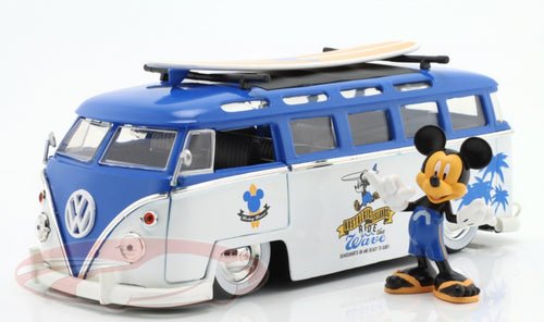 Jada Volkswagen VW T1 Bus with Mickey Mouse Figure 1:24 253075001 — image 1