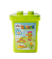 Jawda Bucket with Bricks 52pcs HJ - 3813/BTG428802 - Colorland Toys