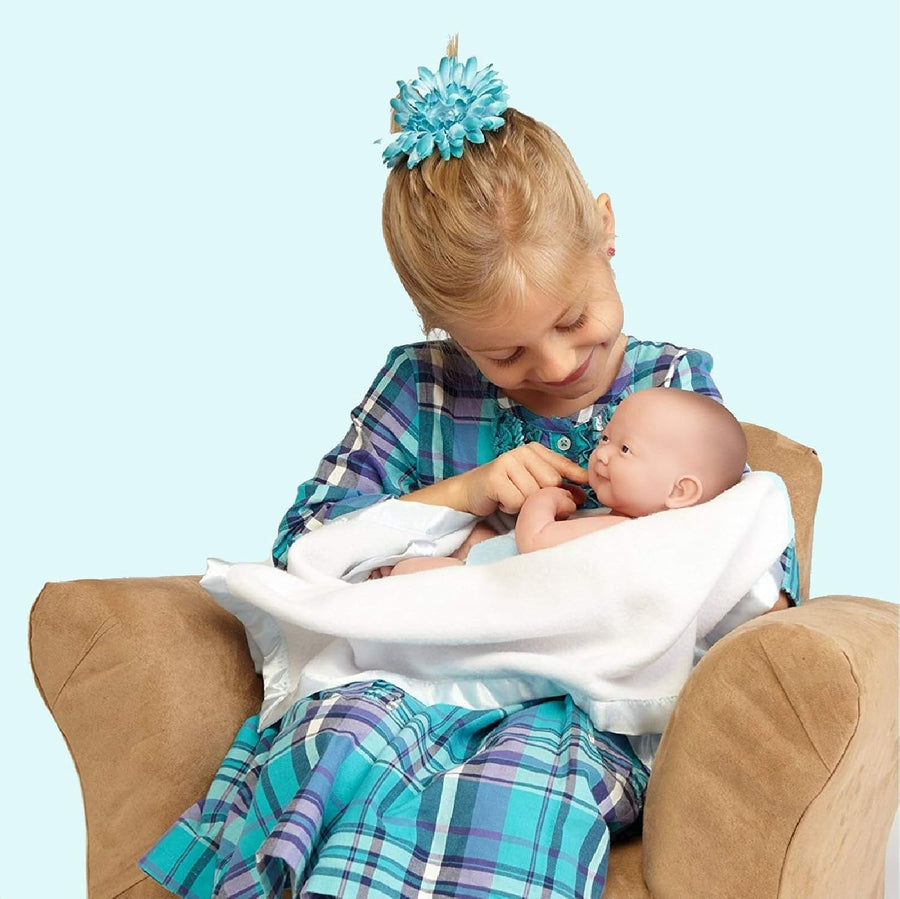 JC Toys La Newborn Baby Doll With Accessories 14 inches - Blue 18543 — image 4