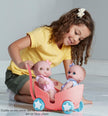 JC Toys Lil Cutesies with stroller 8.5 inches 16982