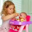 JC Toys Lots to Love Babies 14'' High Chair Gift Set – Multicolour