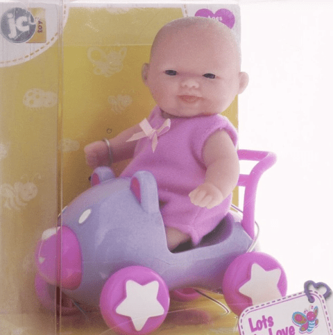 JC Toys Lots to Love Baby Doll With Mini Accessories 5 inches 16750 — image 3