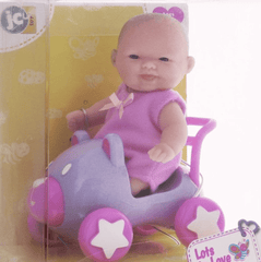 JC Toys Lots to Love Baby Doll With Mini Accessories 5 inches 16750 - Colorland Toys