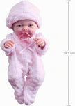 JC Toys Mini La Newborn Boutique 9.5" Real Girl Baby Doll - Pink