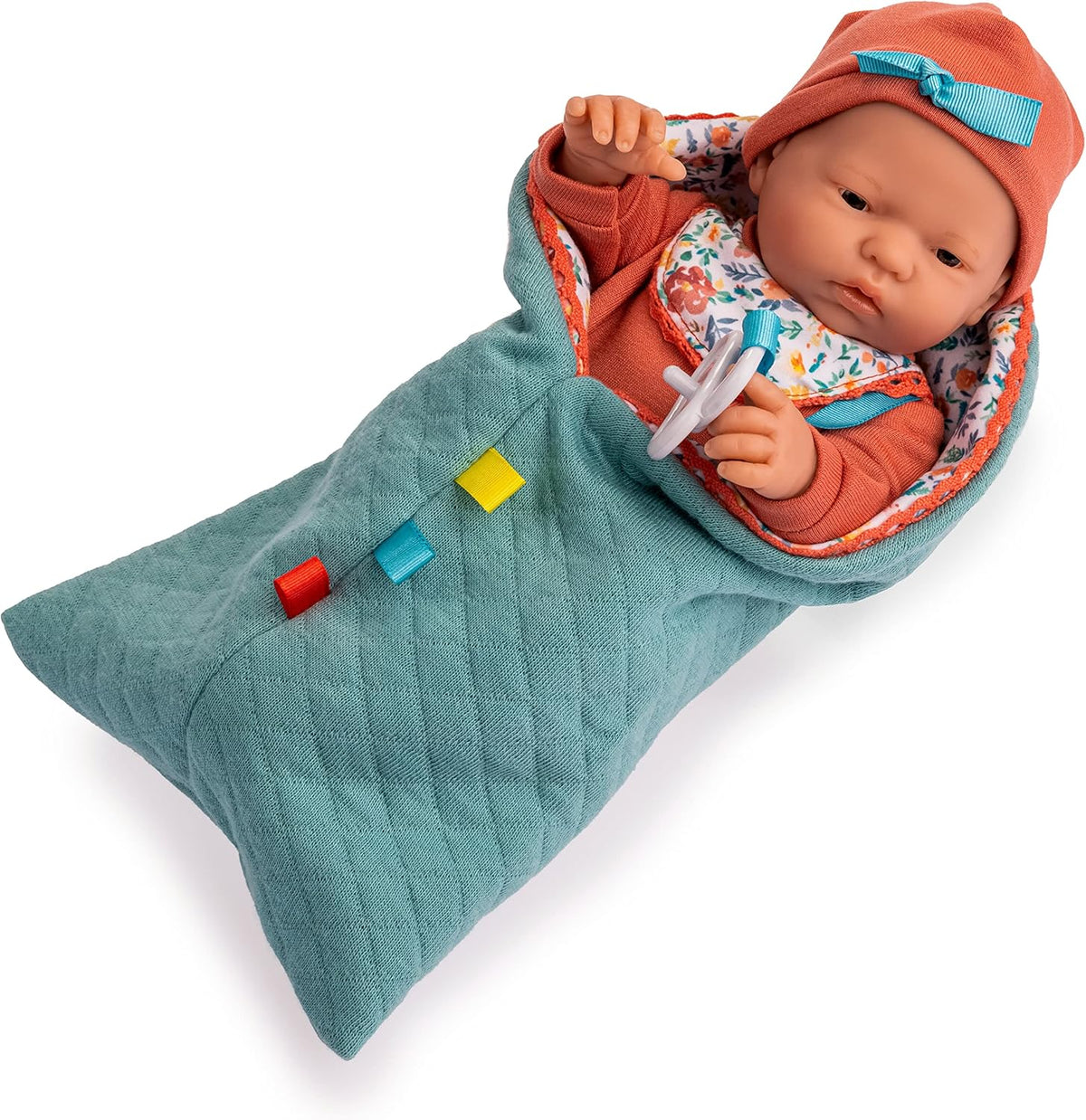 JC Toys Nature Collection Mini Newborn Real Girl Baby Doll 9.5" — image 1