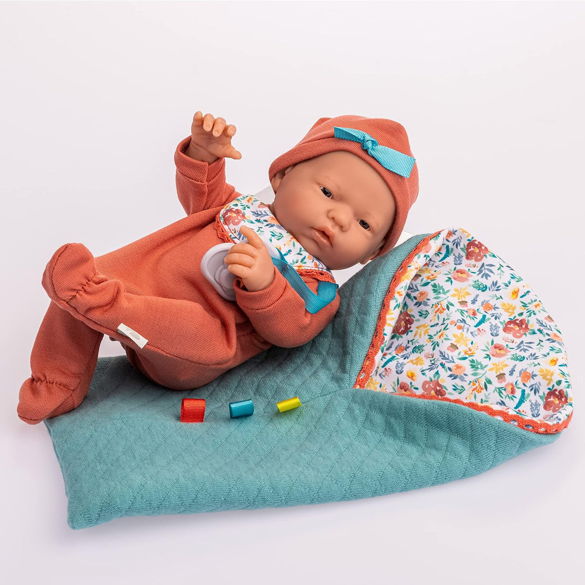 JC Toys Nature Collection Mini Newborn Real Girl Baby Doll 9.5" — image 7