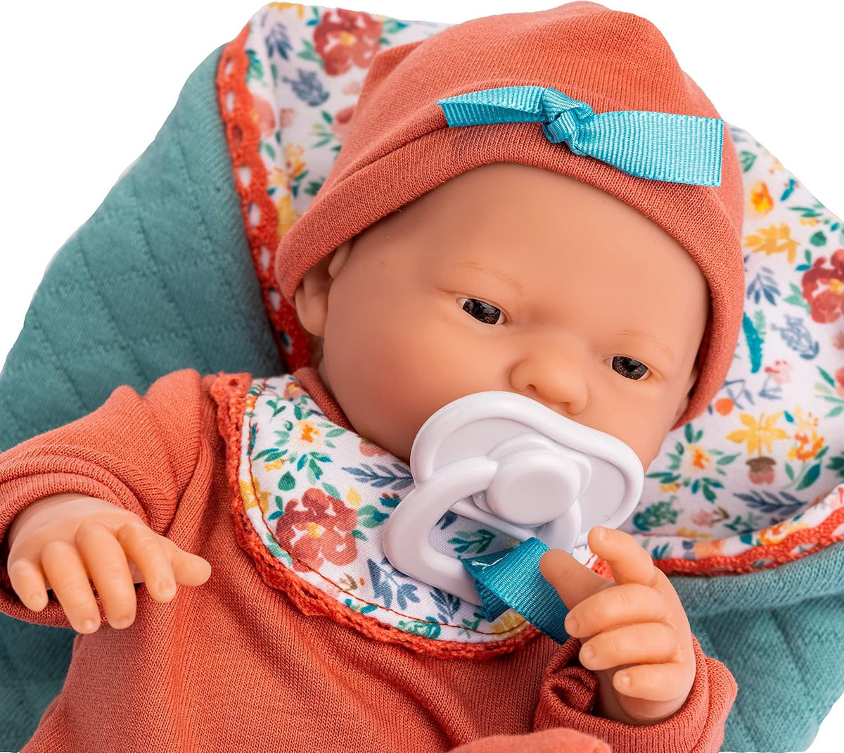 JC Toys Nature Collection Mini Newborn Real Girl Baby Doll 9.5" — image 2