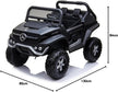 Jeep Benz Unimog Small Black 2M SMBJL199