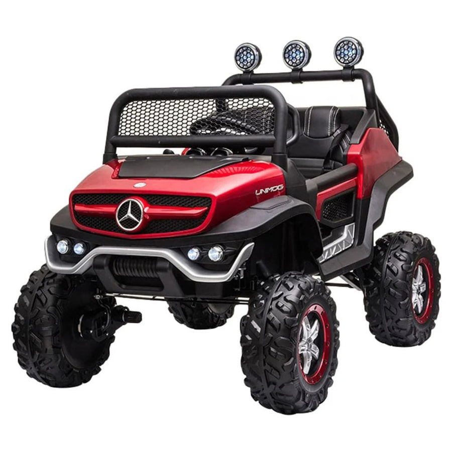 Mercedez Benz Unimog Small Jeep Red 1B/4M JL199 — image 1