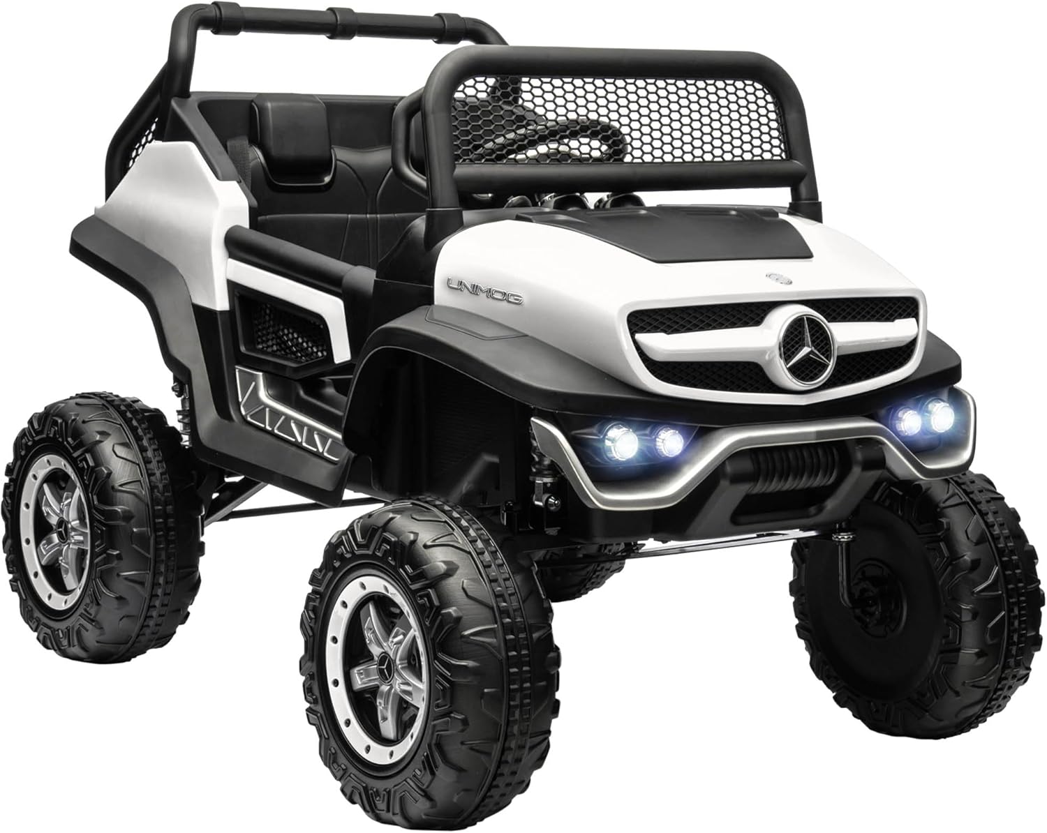 Jeep Benz Unimog Small White 2M SMBJL199 - Colorland Toys