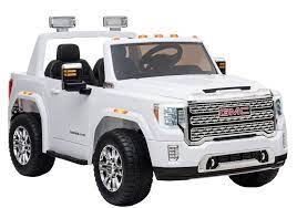 Jeep GMC Sierra Denali HD 12V 2B4M White HL368 - Colorland Toys