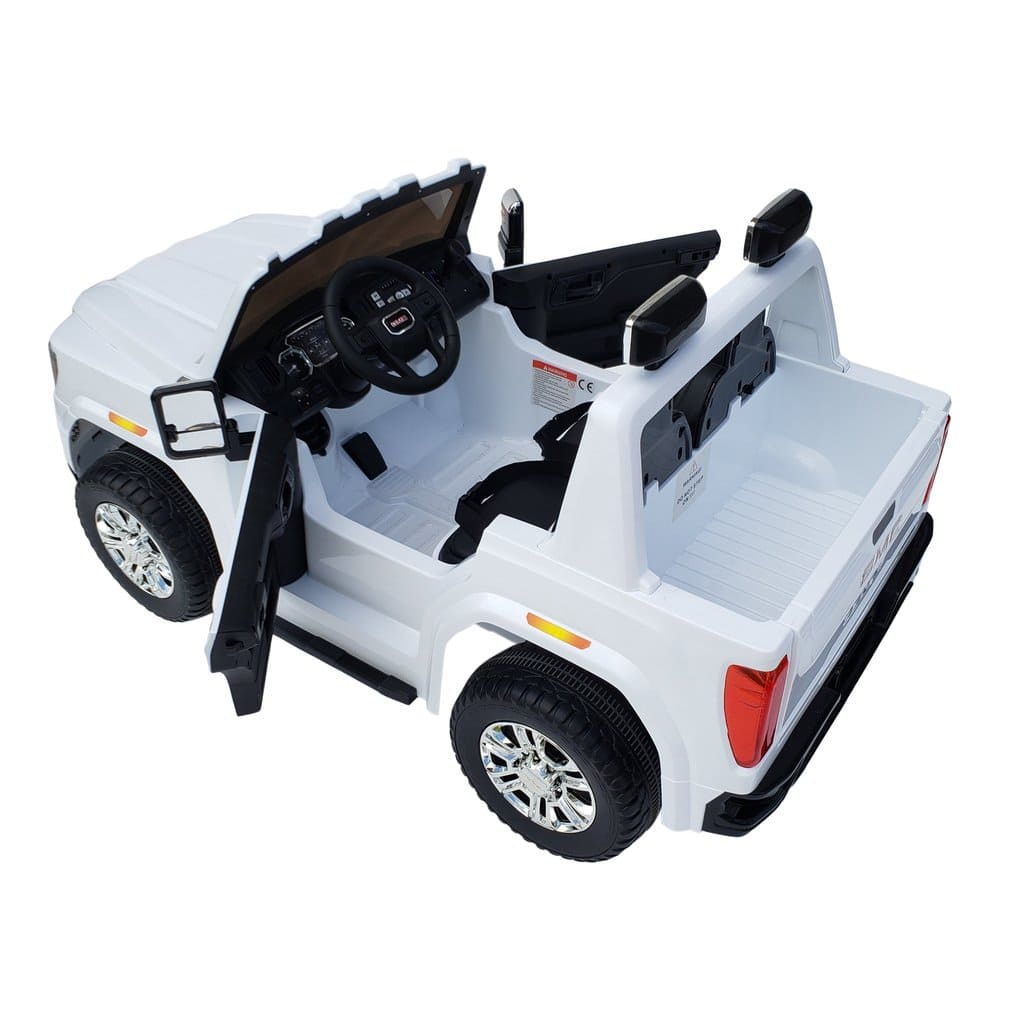 Jeep GMC Sierra Denali HD 12V 2B4M White HL368 - Colorland Toys