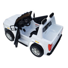 Jeep GMC Sierra Denali HD 12V 2B4M White HL368 - Colorland Toys