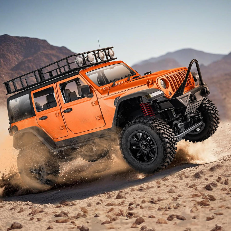 Jeep Wrangler RC Rock Crawler 4X4 2.4GHz MN-128 - Assorted — image 7