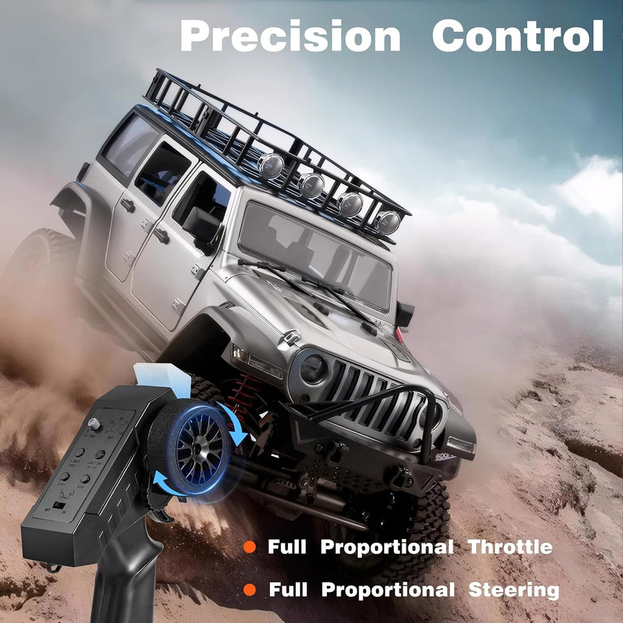 Jeep Wrangler RC Rock Crawler 4X4 2.4GHz MN-128 - Assorted — image 3