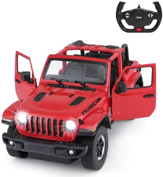 Jeep Wrangler Remote Controlled Car 1:12 Scale 2121/R6612 - Colorland Toys