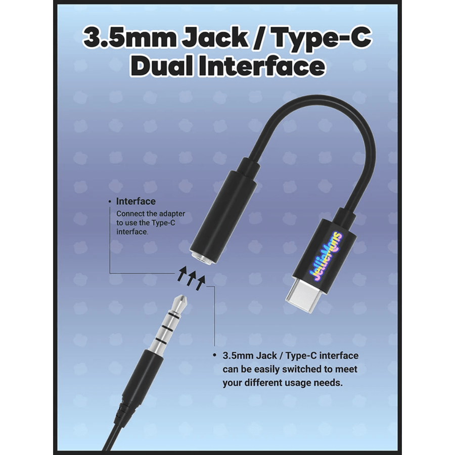 Jellie Drops Wired Earphones Black 3.5mm EP502BL — image 8