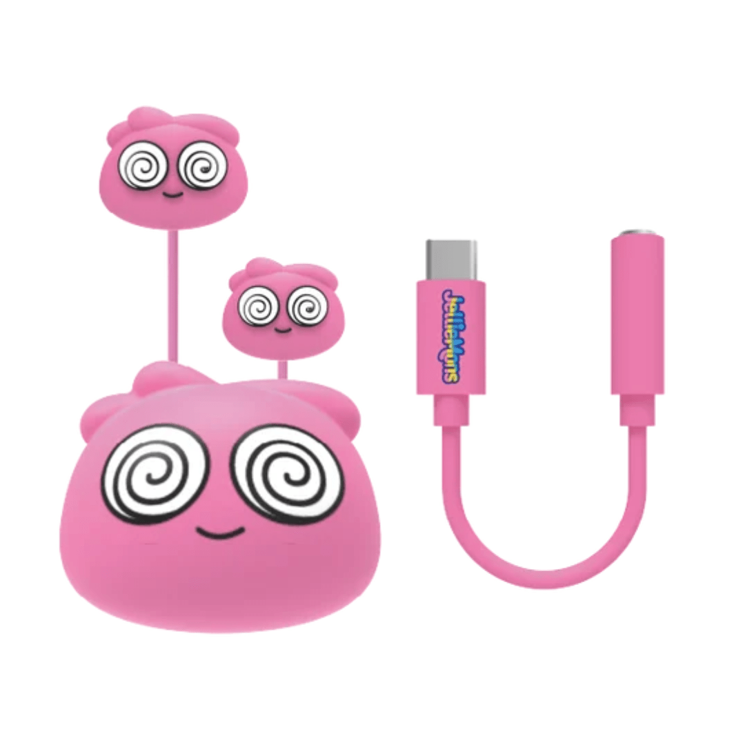 Jellie Drops Wired Earphones Pink 3.5mm EP502P — image 1